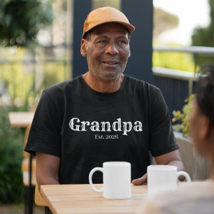 Opa heeft gevestigde gewoonte jaar t-shirt