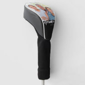 Opa heeft het moderne schrift foto ingesteld golfheadcover (Schuin)