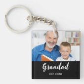 Opa heeft het moderne schrift foto sleutelhanger (Voorkant)