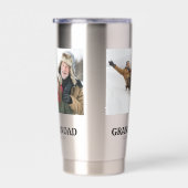 Opa heeft moderne 3 foto ingesteld geïsoleerde drinkbeker (Rechts)