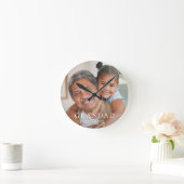 Opa heeft moderne foto ingesteld ronde klok (Huis)