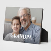 Opa heeft Opa-dag ingesteld foto Fotoplaat (Zijkant)