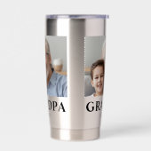 Opa heeft Opa-dag opgericht Geïsoleerde Drinkbeker (Links)