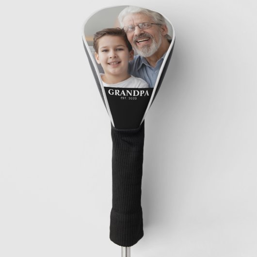 Opa heeft Opa-dag opgericht Golfheadcover (Voorkant)