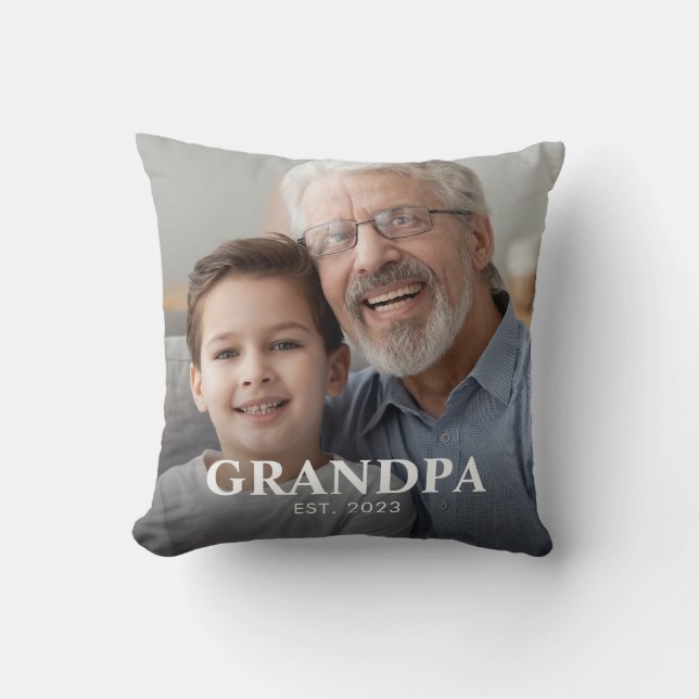 Opa heeft Opa-dag opgericht Kussen (Voorkant)
