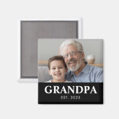 Opa heeft Opa-dag opgericht Magneet (Voorkant / Achterkant)