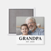 Opa heeft Opa-dag opgericht Magneet (Voorkant / Achterkant)