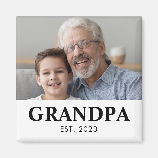 Opa heeft Opa-dag opgericht Magneet (Voorkant)