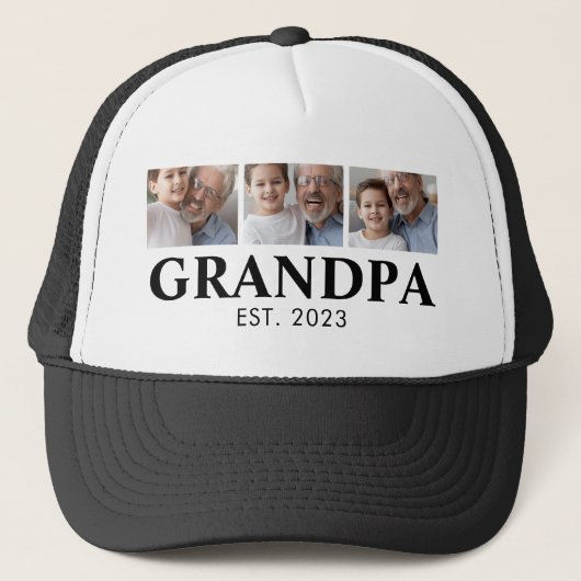 Opa heeft Opa-dag opgericht Trucker Pet (Voorkant)