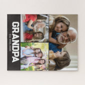 Opa heeft vet witte schrift 3 foto legpuzzel (Horizontaal)
