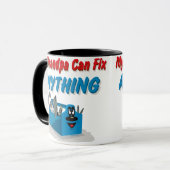 Opa herstellen mok (Voorkant links)