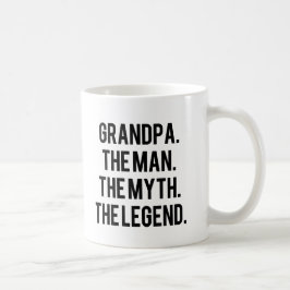 Opa het Man de Myth de Legend grappige modebok Koffiemok