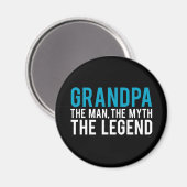 Opa, het Man, de Myth, de Legende Magneet (Voorkant / Achterkant)