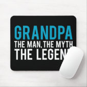 Opa, het Man, de Myth, de Legende Muismat (Met muis)
