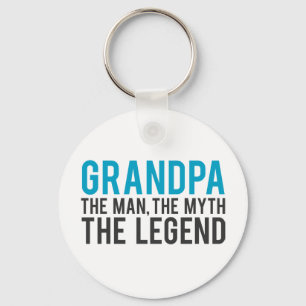 Opa, het Man, de Myth, de Legende Sleutelhanger