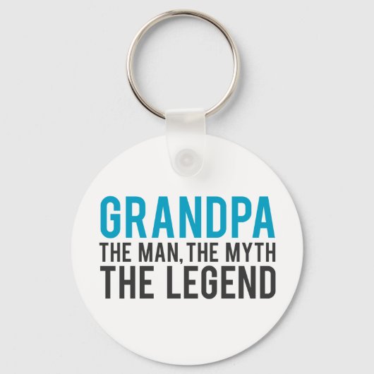 Opa, het Man, de Myth, de Legende Sleutelhanger (Voorkant)