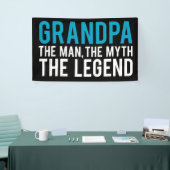 Opa, het Man, de Myth, de Legende Spandoek (Beurs)