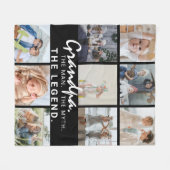 Opa. Het Man. De mythe. De Legende. | Foto Fleece Deken (Voorkant (Horizontaal))