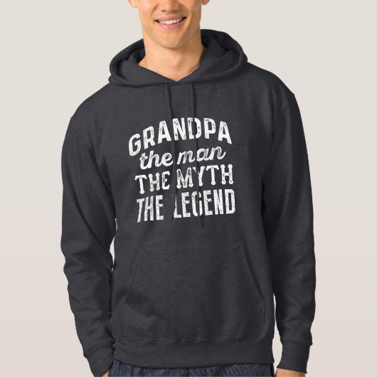 Opa het Man de mythe de legende Hoodie (Voorkant)