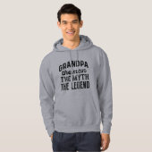 Opa het Man de mythe de legende Hoodie (Voorkant volledig)