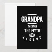 Opa het Man de mythe de legende Kaart (Voorkant / Achterkant)