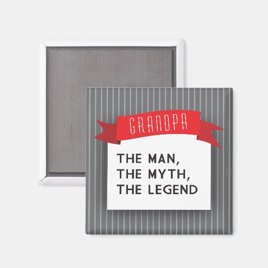 Opa - het Man, de mythe, de legende Magneet (Voorkant / Achterkant)