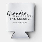 Opa. Het Man. De mythe. De legende. Modern Blikjeskoeler (Voorkant)