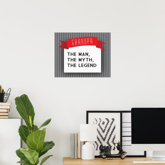 Opa - het Man, de mythe, de legende Poster (Thuiskantoor)
