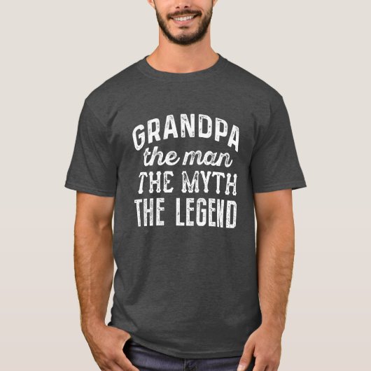 Opa het Man de mythe de legende T-shirt (Voorkant)