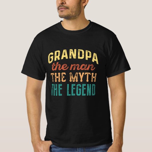Opa het Man de mythe de legende T-shirt (Voorkant)