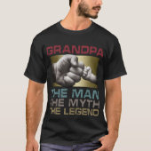 Opa het Man de mythe de legende T-shirt (Voorkant)