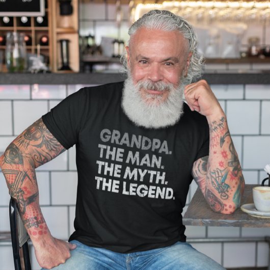 Opa het Man de mythe de legende T-shirt