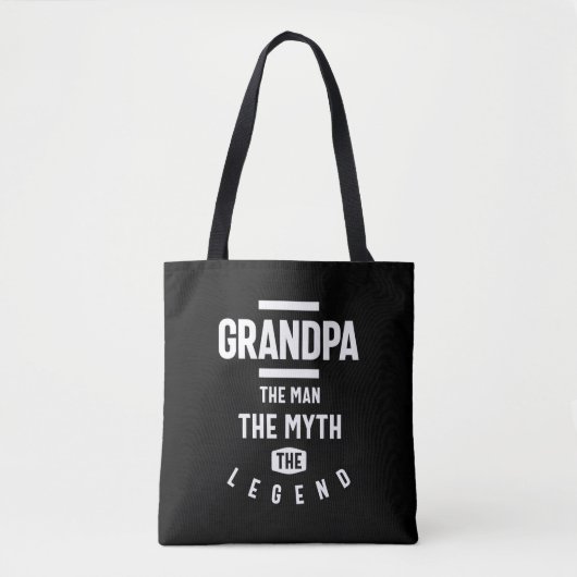 Opa het Man de mythe de legende Tote Bag (Voorkant)