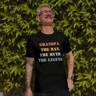 Opa het Man de mythe de Legende Vaderdag T-shirt