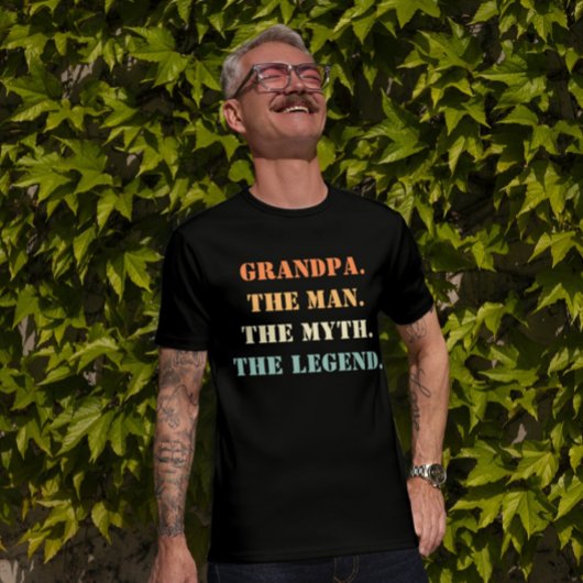 Opa het Man de mythe de Legende Vaderdag T-shirt