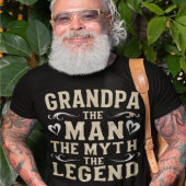 opa | Het Man De mythe De legende Vaderdag T-shirt