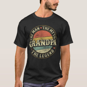 Opa het Man de mythe de Legende Vaderdag T-shirt