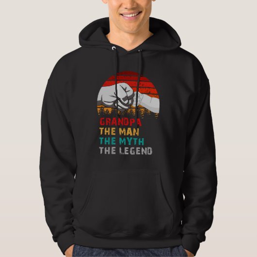 opa het man de mythe van de legende hoodie (Voorkant)