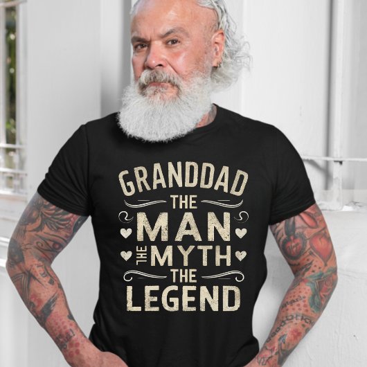 OPA | Het Man The Myth The Legend Father Day T-shirt