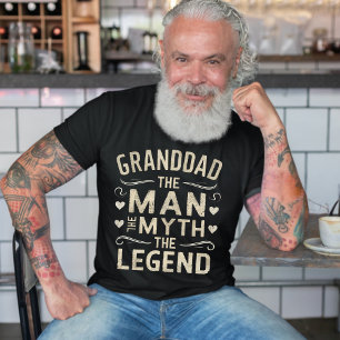 OPA   Het Man The Myth The Legend Father Day T-shirt