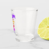 Opa hoofd van het gezin waar liefde nooit eindigt shot glas (Rechts)