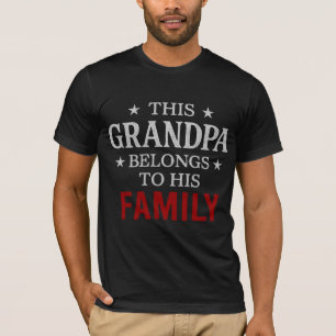 Opa hoort bij zijn familie–Krachtige patriarch ont T-shirt