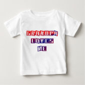 Opa houdt van me Baby T-Shirt (Voorkant)
