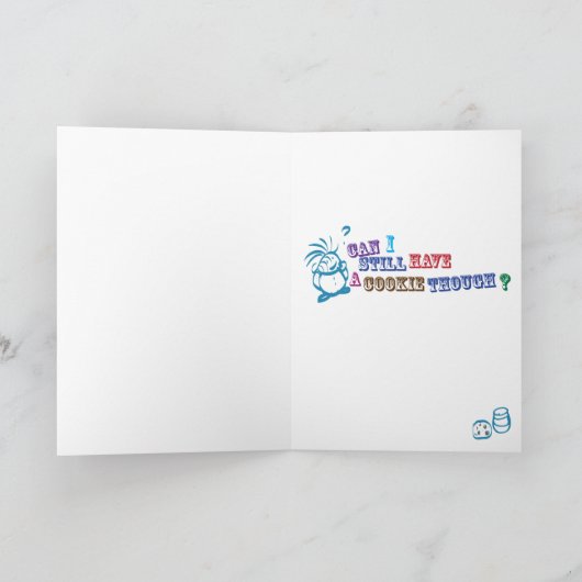 Opa I houdt van u meer dan Koekjes! Kaart (Binnen)