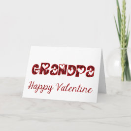 Opa I Love You Cute Cupid Typography Valentijn Feestdagen Kaart