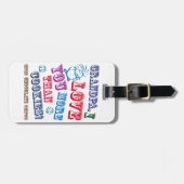 Opa ik hou meer van je dan van koekjes! bagagelabel (Voorkant horizontaal)