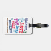 Opa ik hou meer van je dan van koekjes! bagagelabel (Achterkant horizontaal)