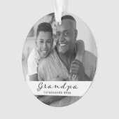 Opa ingesteld | Foto: Heart Black and White Ornament (voorkant)