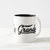 Opa ingesteld | Grandpa Gift Tweekleurige Koffiemok (Voorkant rechts)