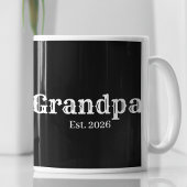 Opa ingestelde gewoonte jaar koffiemok